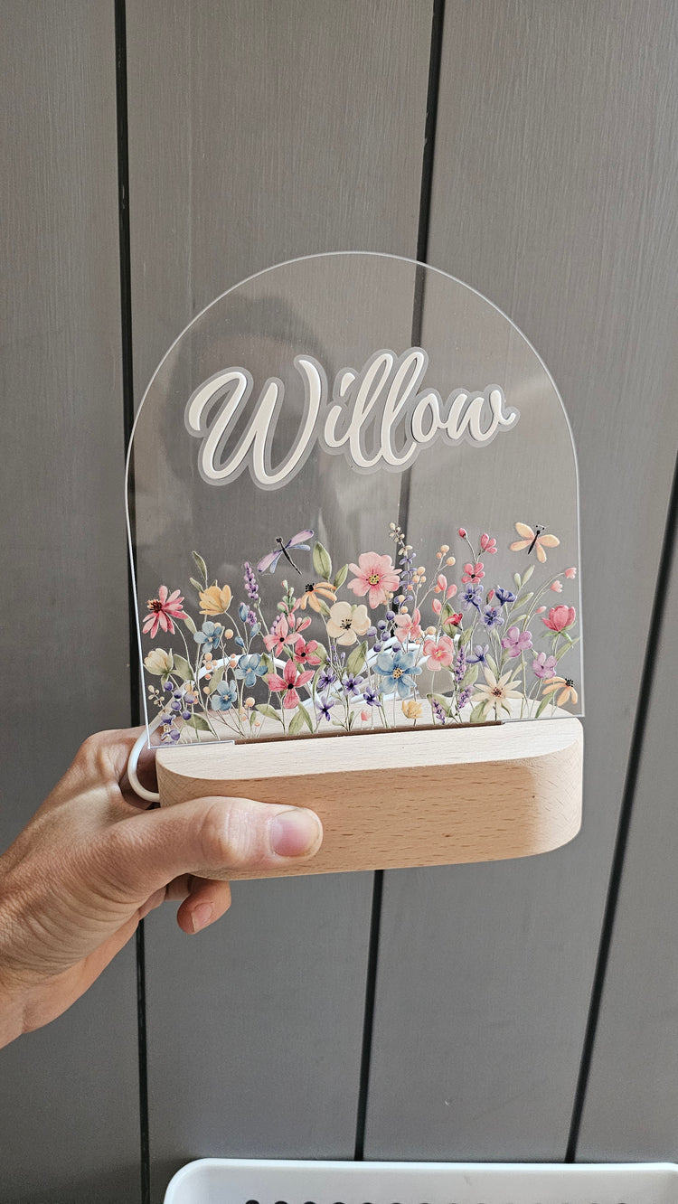 Willow wildflower light