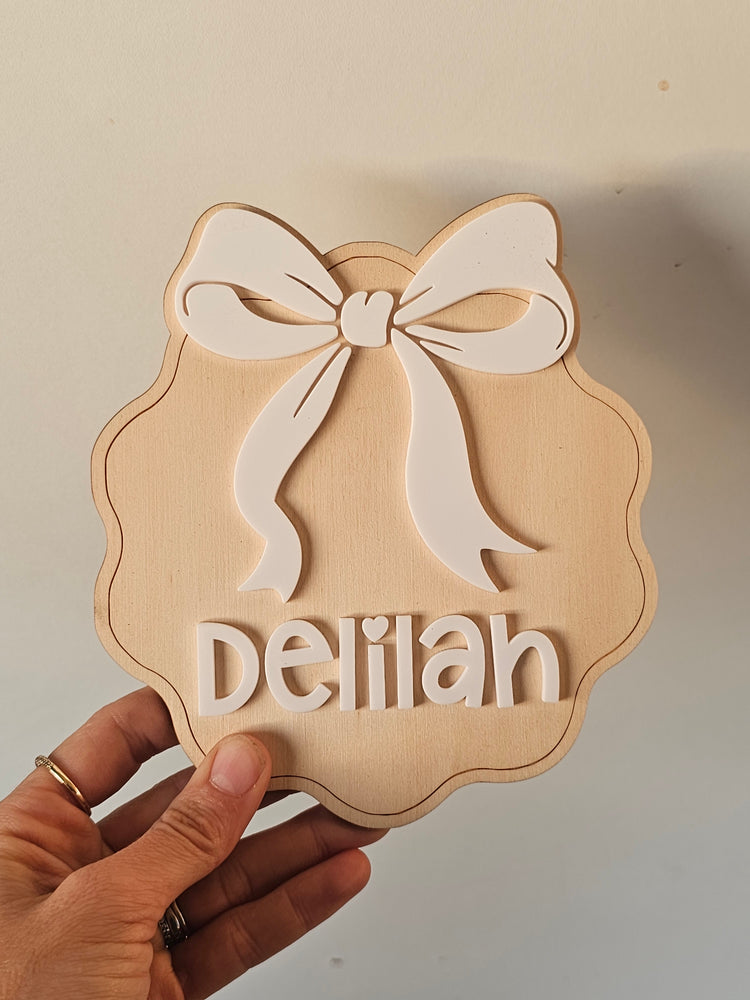 Name plaque - delilah