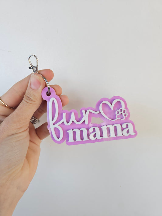 Keyring - fur mama