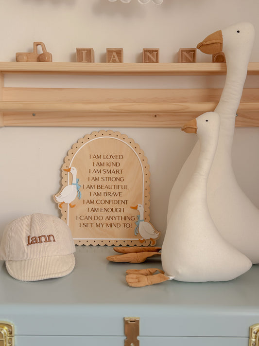 Vintage Affirmation Plaque - Silly Goose