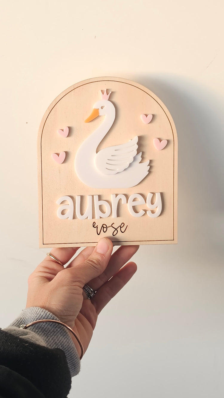 Name plaque - aubrey