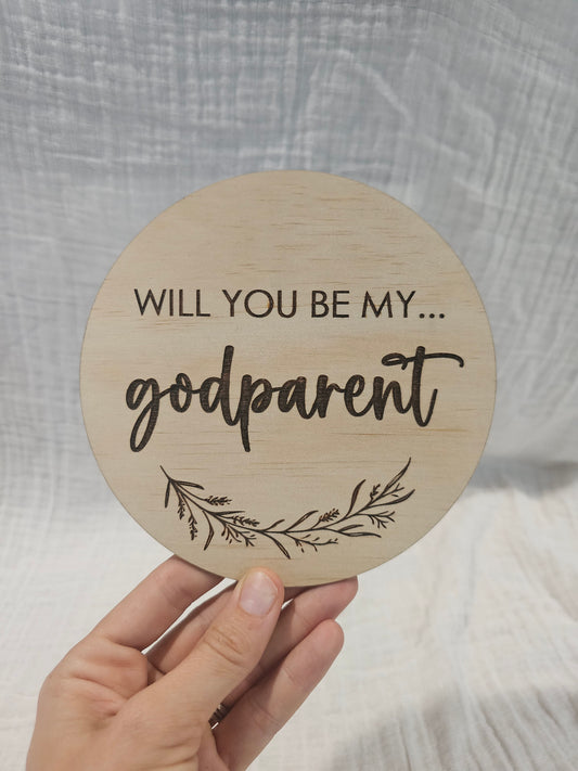 Will you be my godparent - OM