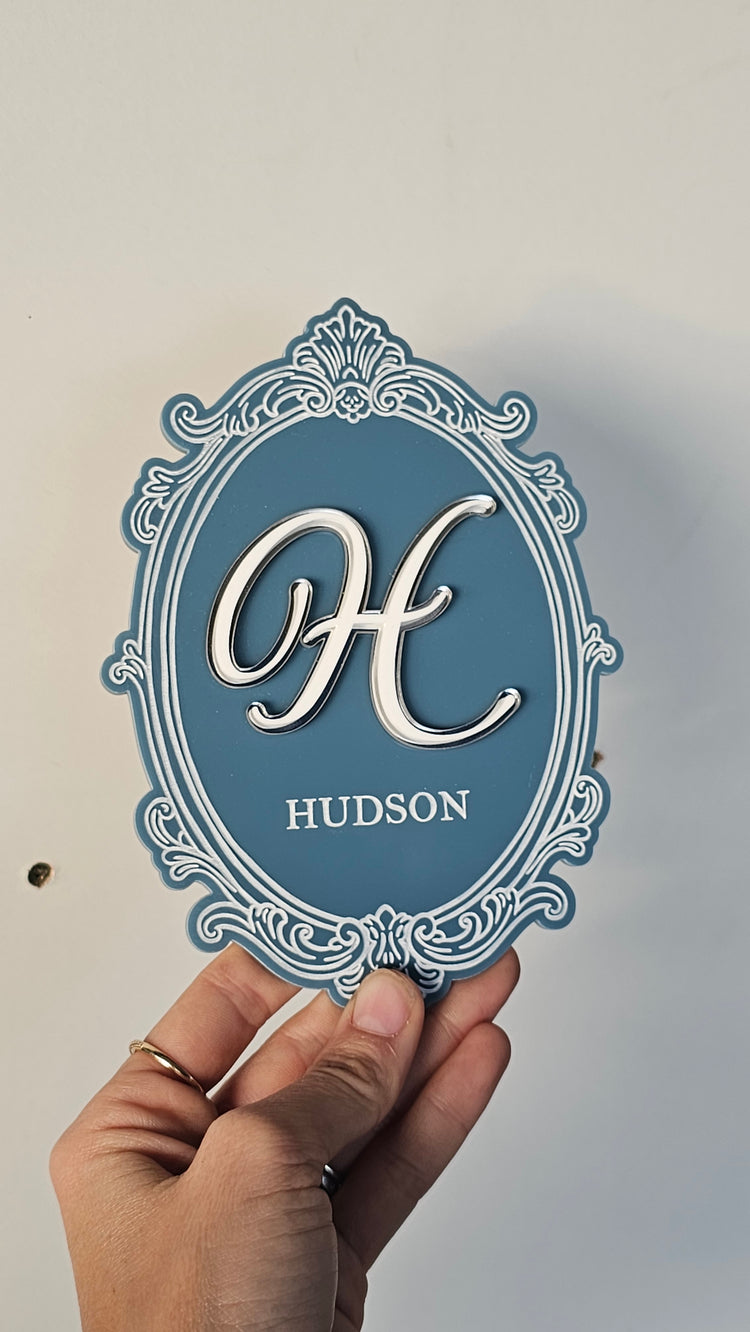 Name plaque - hudson