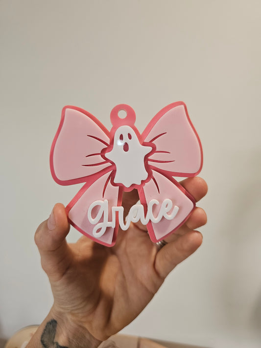 Bow ghost tag