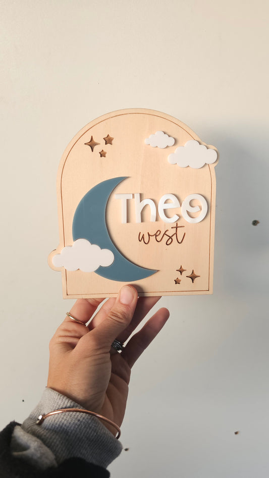 Name plaque - theo