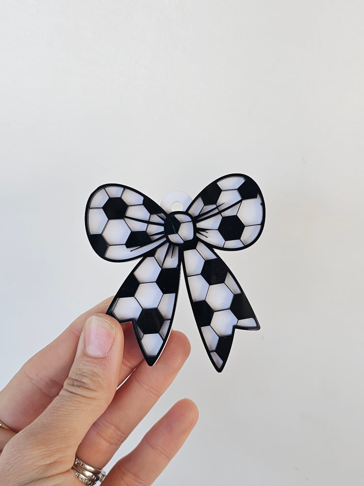 Keyring - soccer bow