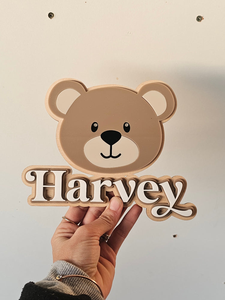 Name plaque - harvey