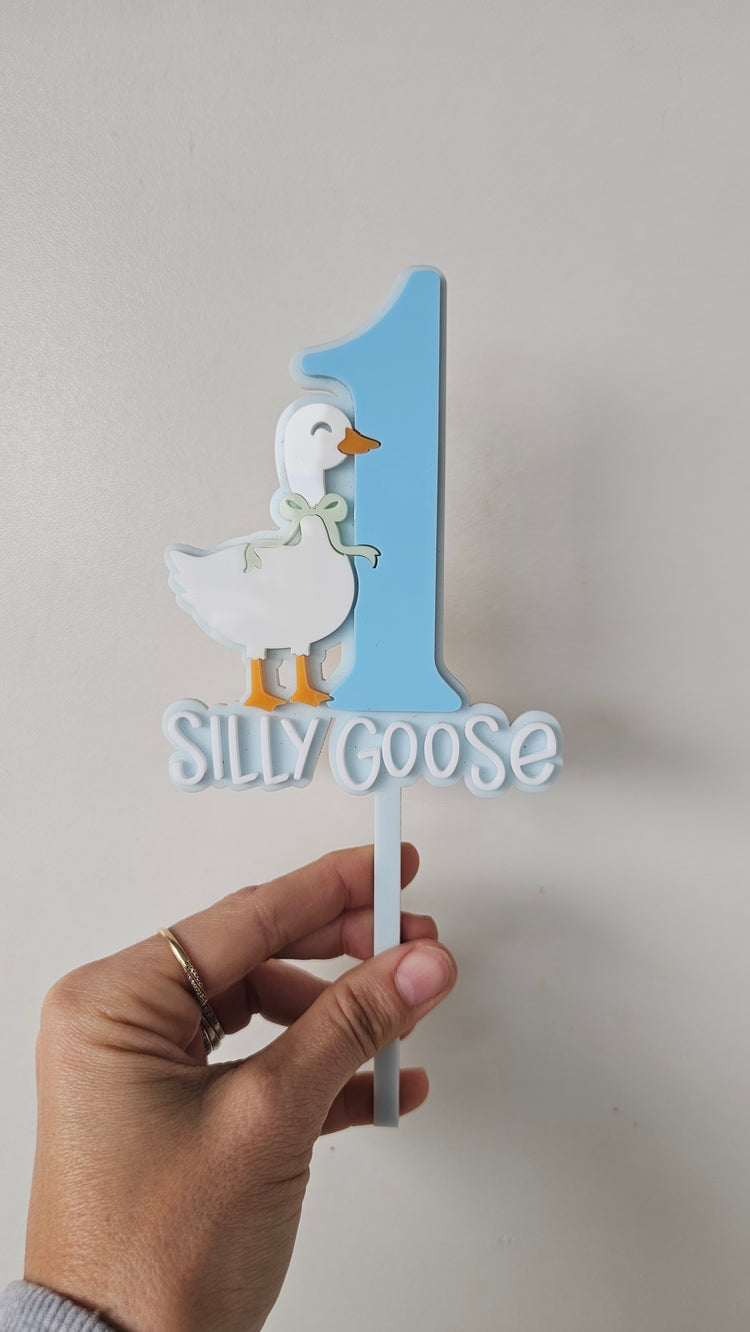 1 silly goose topper