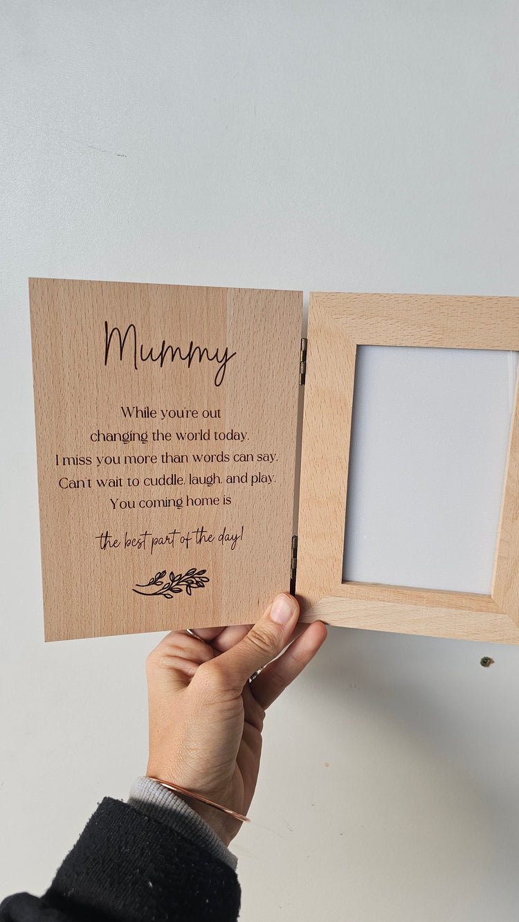 Mummy book frame