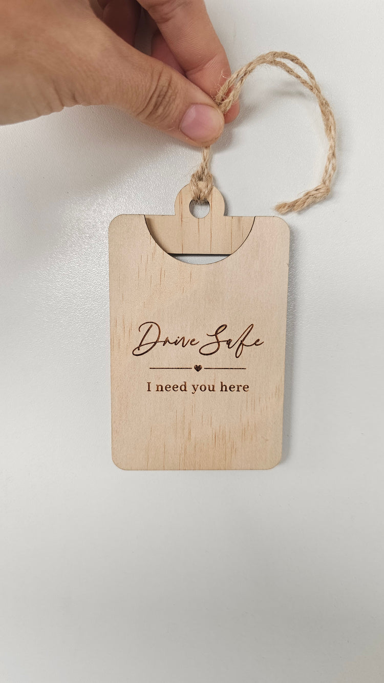 * drive safe photo hanger