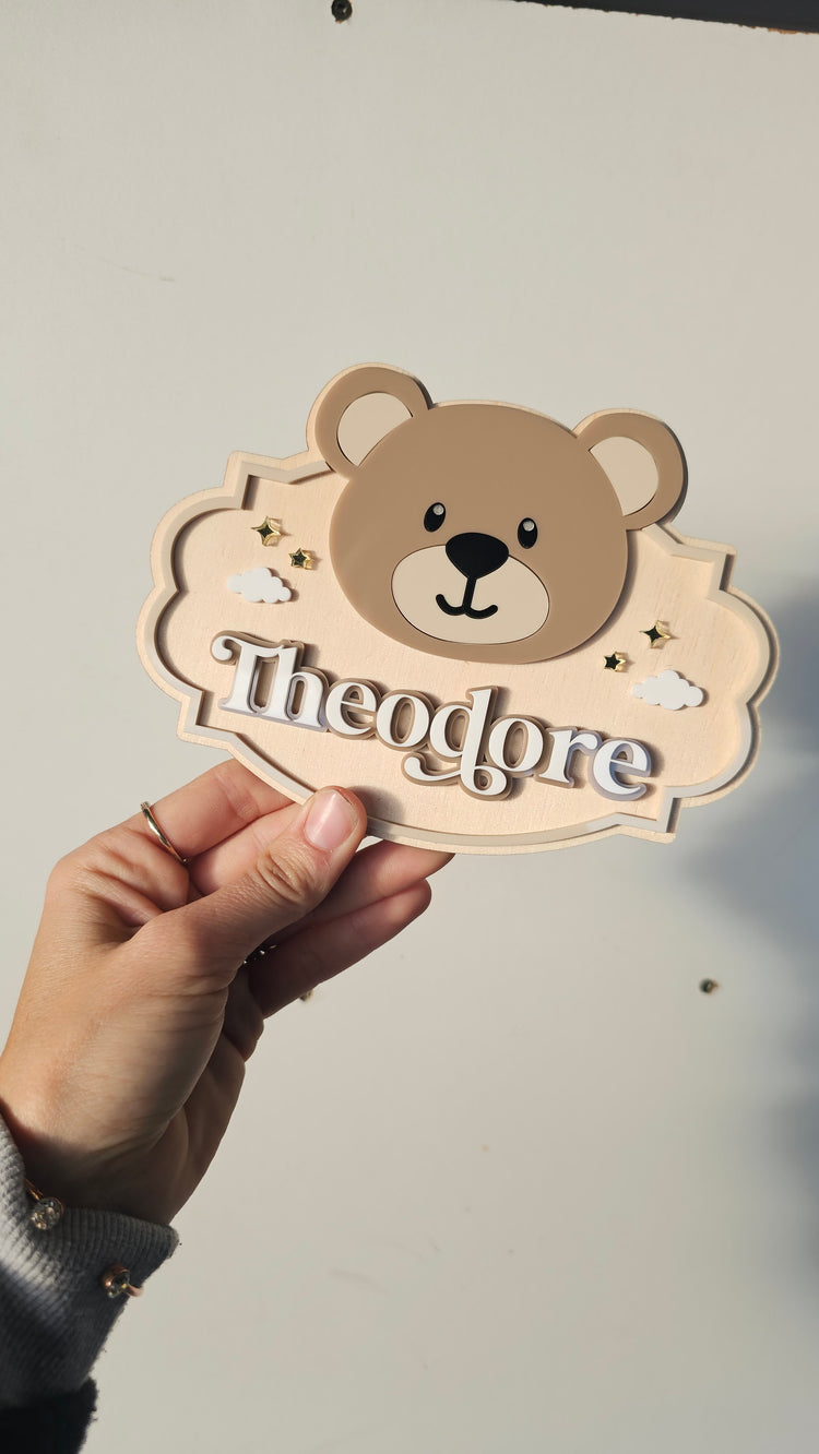 Name plaque - theodore