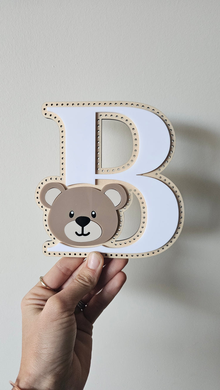Bear letter - B
