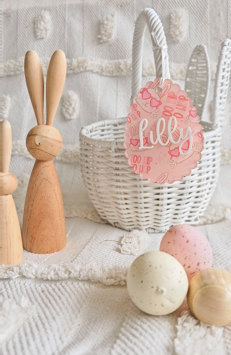 Printed Acrylic Easter Tags - 2 Shapes