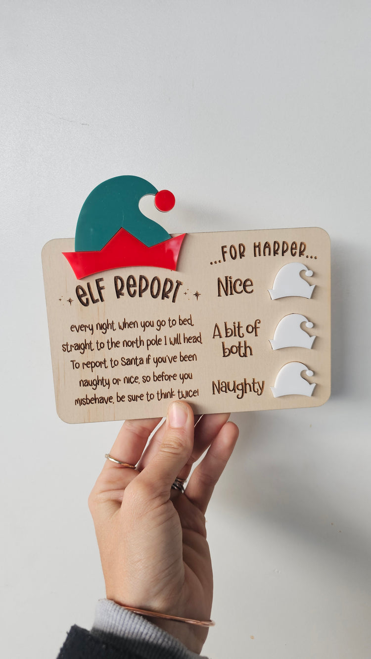 Elf report harper