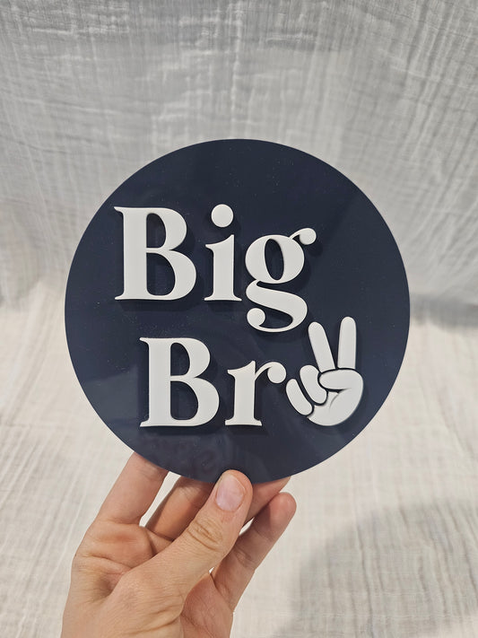 Big bro acrylic plaque - OM