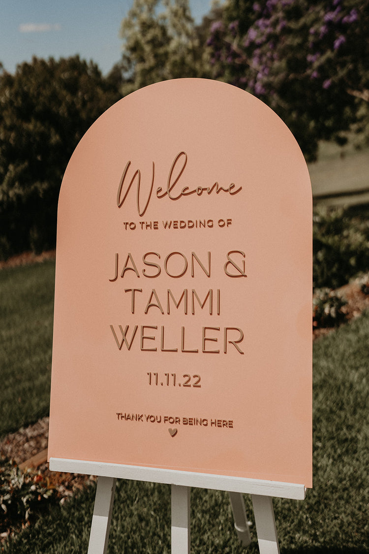 Acrylic Wedding/Engagement Party Sign