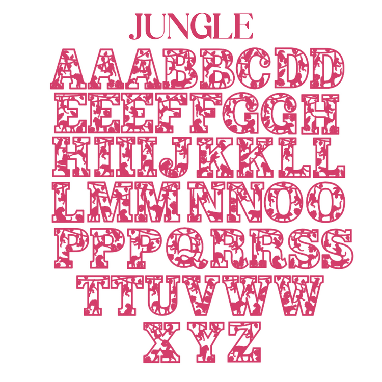 Jungle Letters