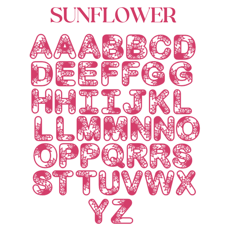 Sunflower Letters