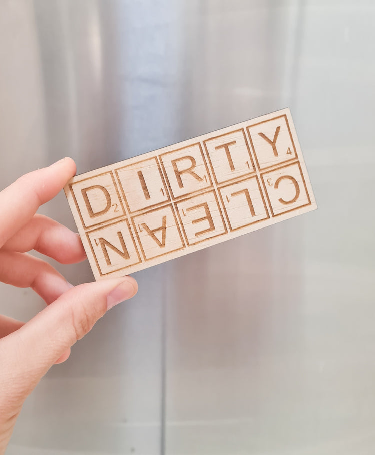 Scrabble Dirty/Clean Dishwasher Magnet