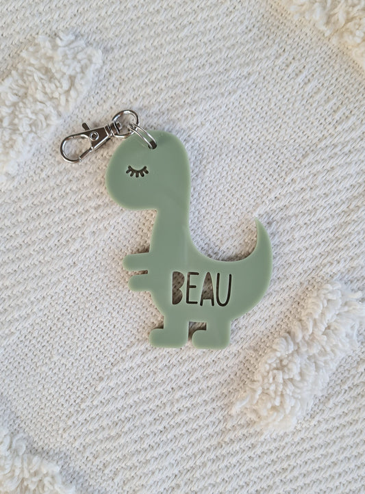 Dino Acrylic Keyring