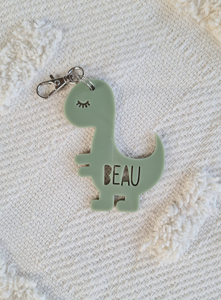 Dino Acrylic Keyring