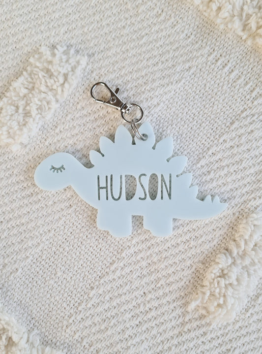 Spikey Dino Acrylic Keyring