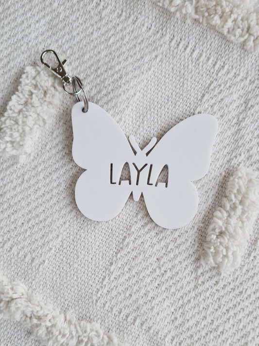 Butterfly Acrylic Keyring