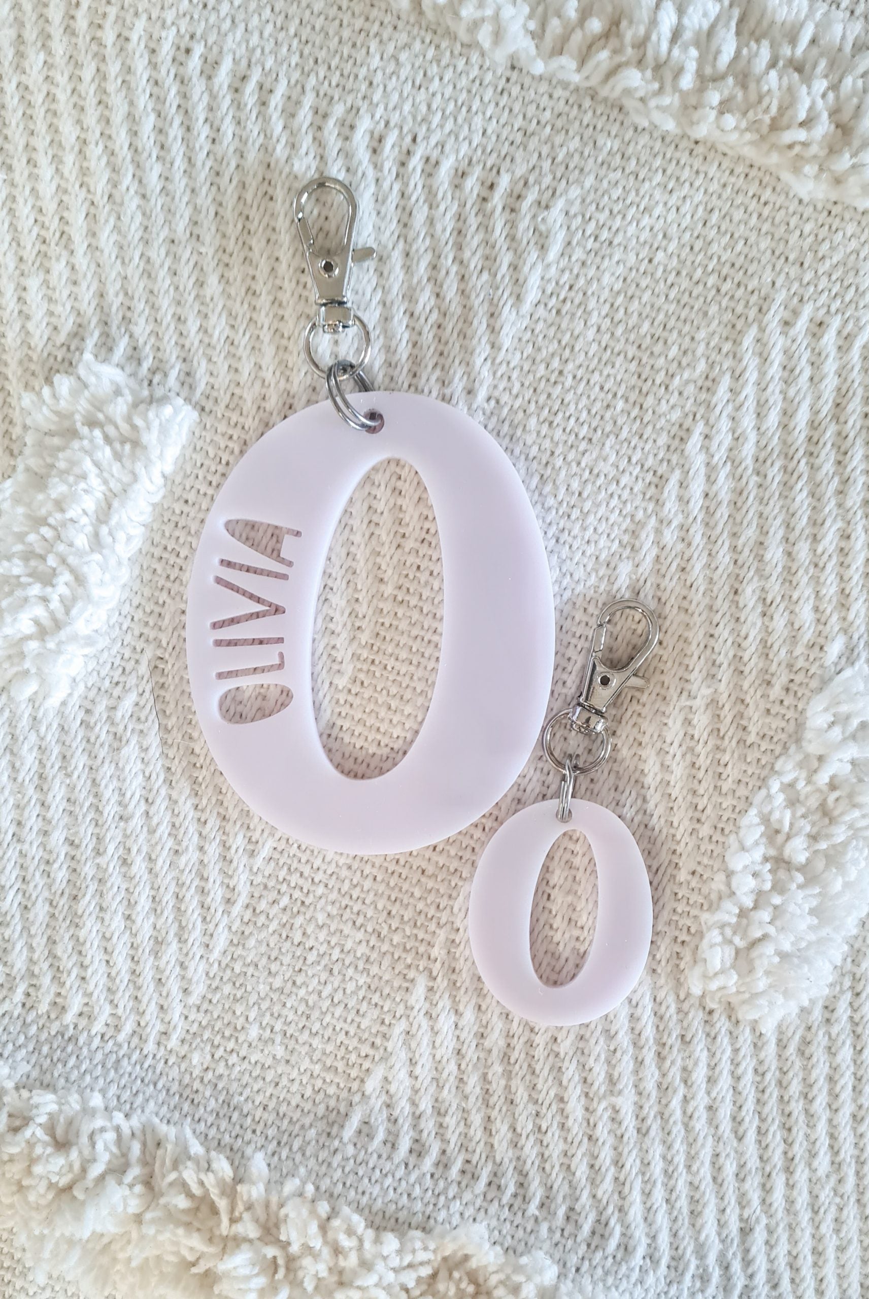 Letter/Personalised Name Keyring Package – Love, Abby