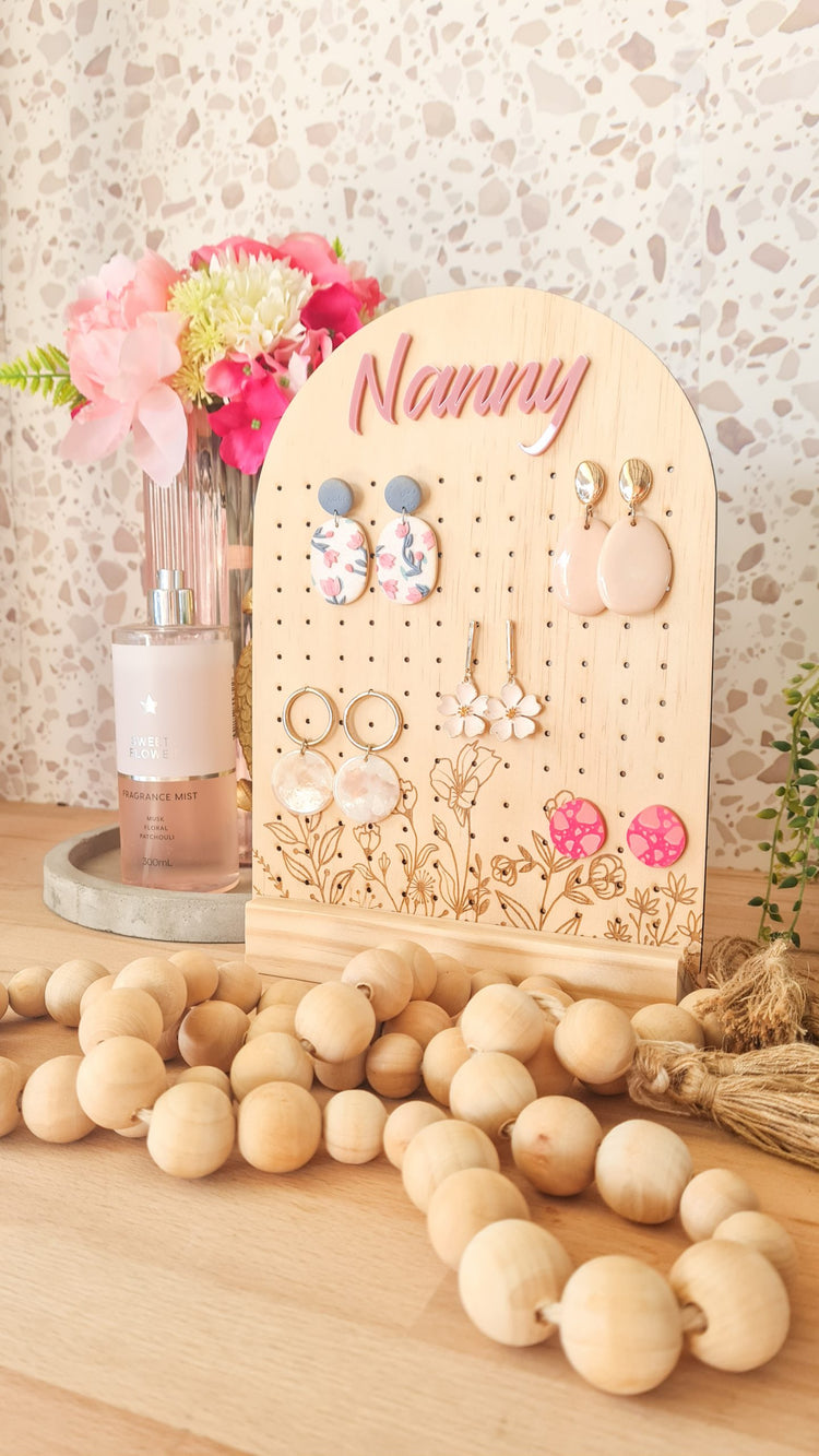 Earring Holder with Stand