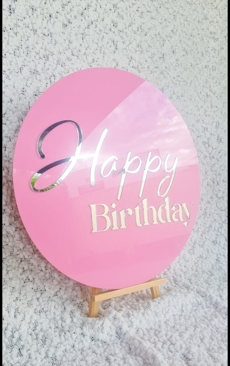 Acrylic Birthday Sign