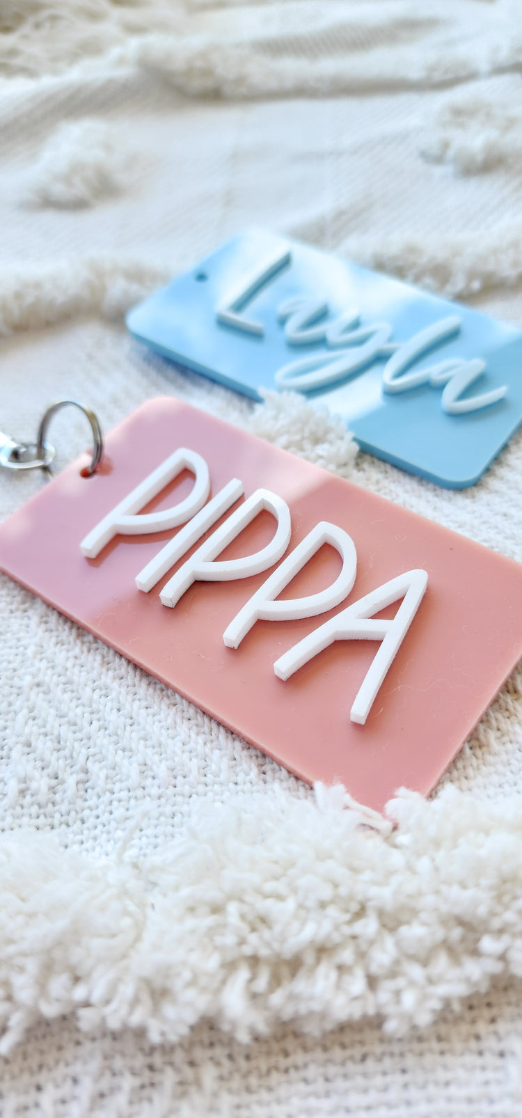 Personalised Acrylic Keyring