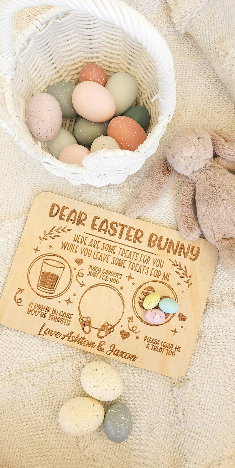 Easter treat tray - Personalised Rectangle