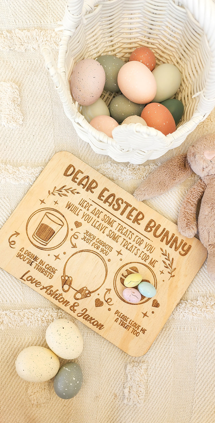 Easter treat tray - Personalised Rectangle