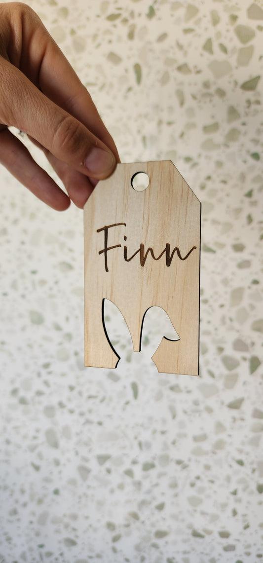 Finn bunny tag