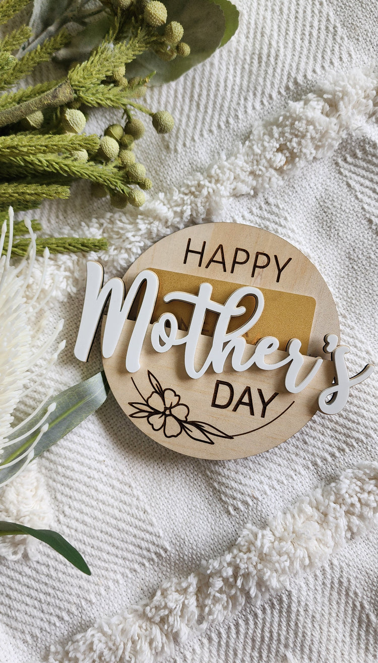 Gift card holder - Mothers Day