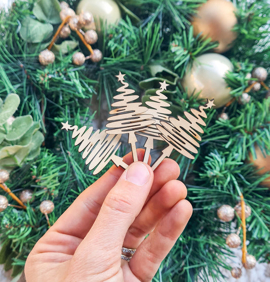 Christmas Tree Cupcake Toppers