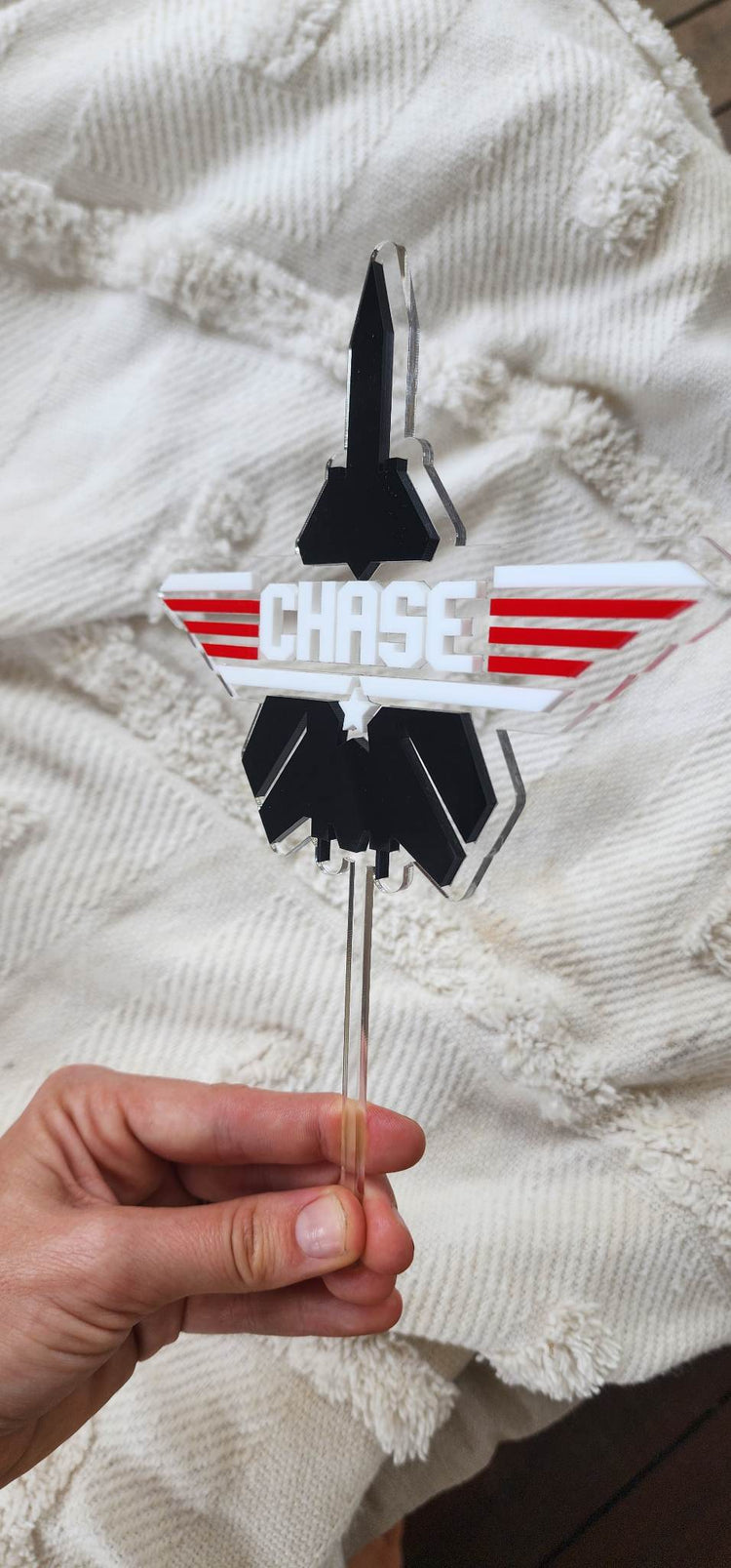 Personalised Plane Cake Topper