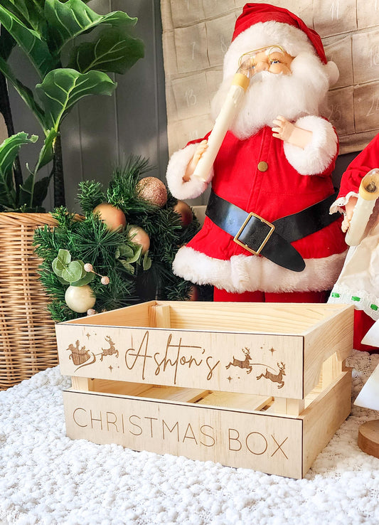 Christmas Crate - Engraved