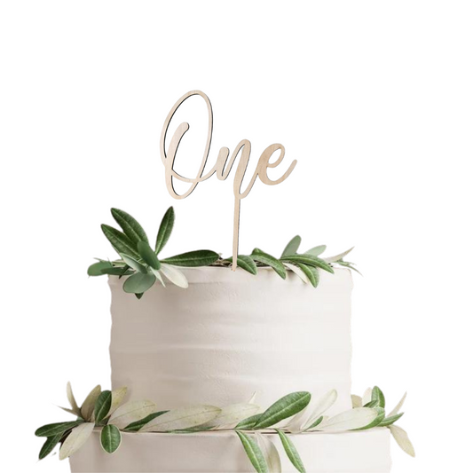 Number Cake Topper