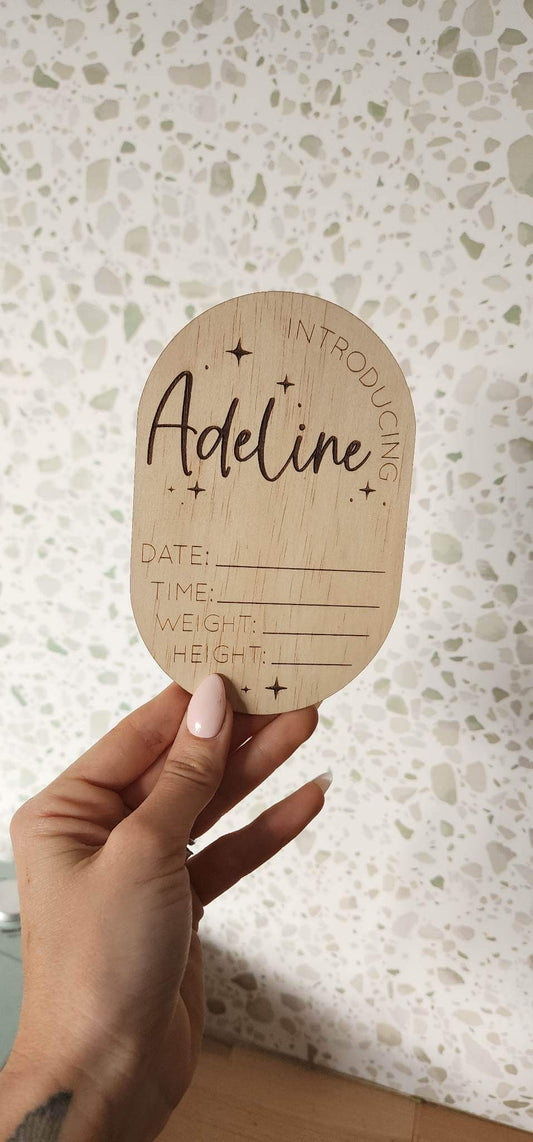 Introducing Adeline Plaque