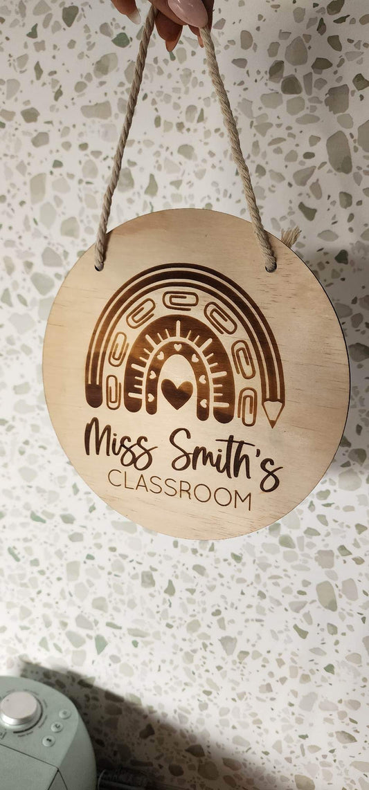 Miss Smith’s Classroom Sign