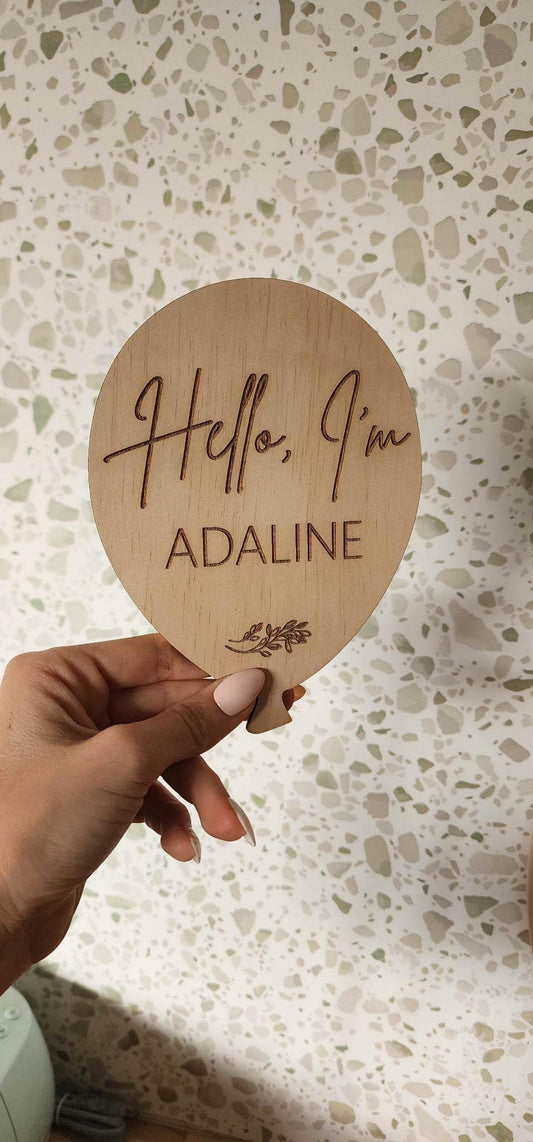 Hello I’m adaline Balloon