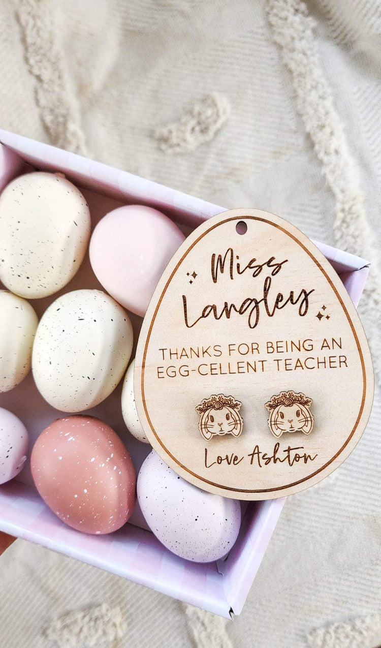 Teacher Earring Egg